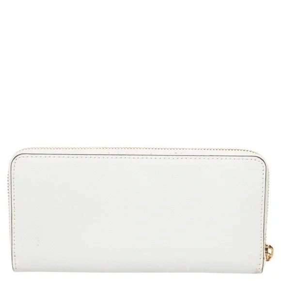 Michael Kors White and Gold Zip-Around Wallet - Picture 3 of 8
